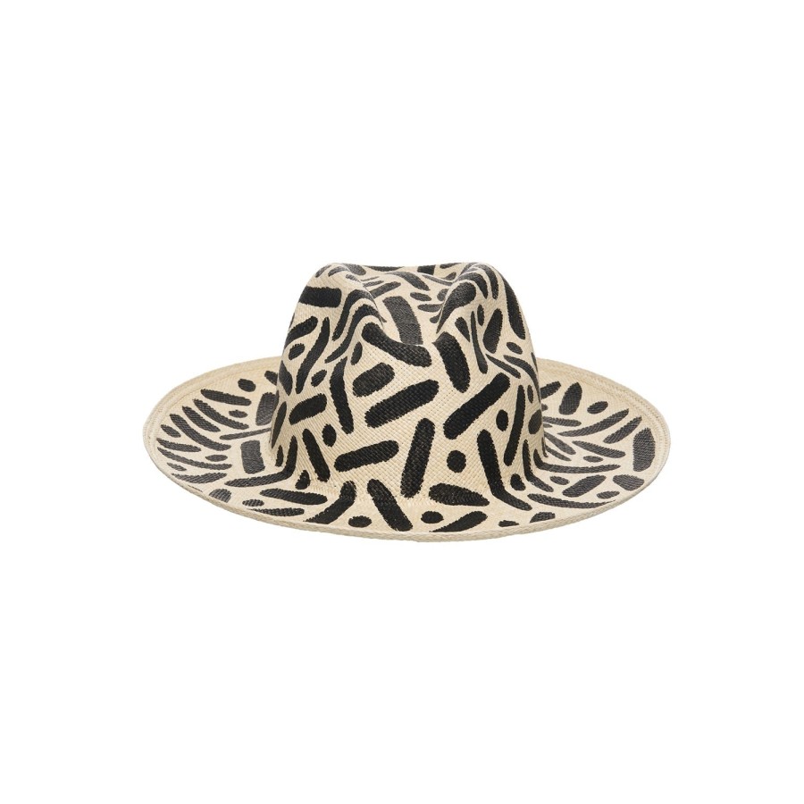 Artesano x Pipe Dots & Lines Collab - Clasico - Handcrafted Toquilla Straw Hat | Artesano X Pipe Online