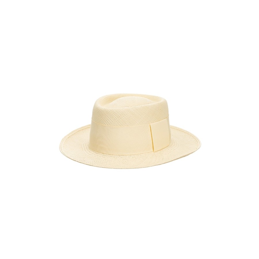 artesano Ibiza - Panama Straw Boater Hat | Artesano New