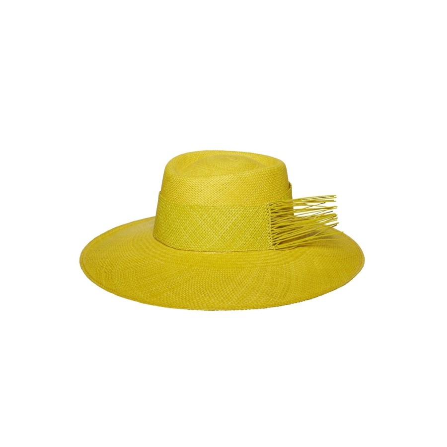 artesano Vittoria - Wide Brim Panama Straw Boater Hat | Artesano Best