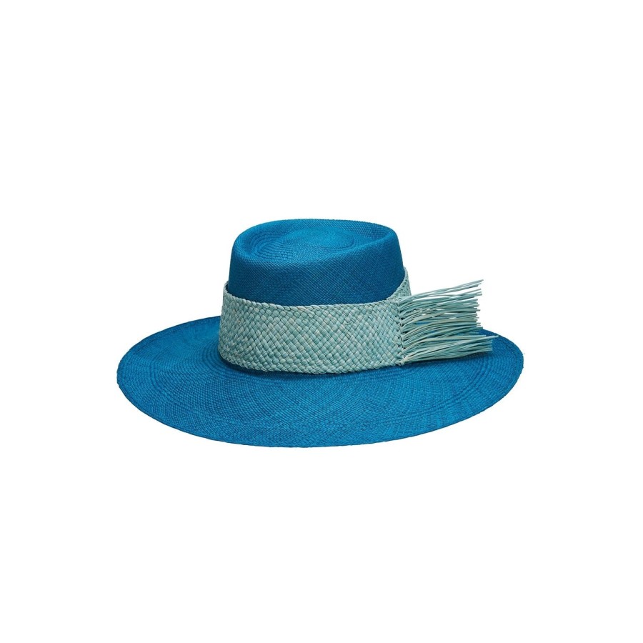 artesano Vittoria - Wide Brim Panama Straw Boater Hat | Artesano Best