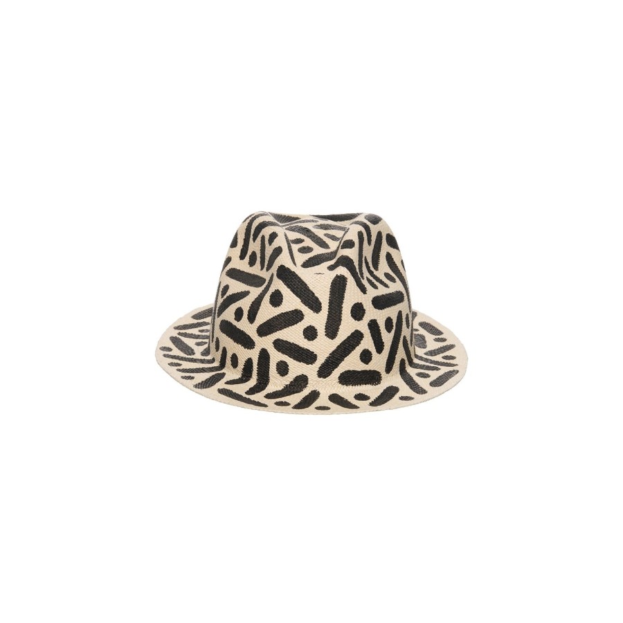 Artesano x Pipe Dots & Lines Collab - Urbano - Handcrafted Toquilla Straw Hat | Artesano X Pipe Online