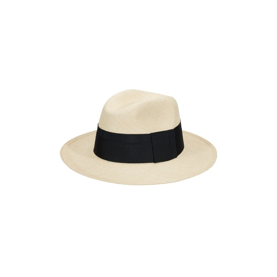 artesano Cannes - Panama Fedora Straw Pink Hat | Artesano Best