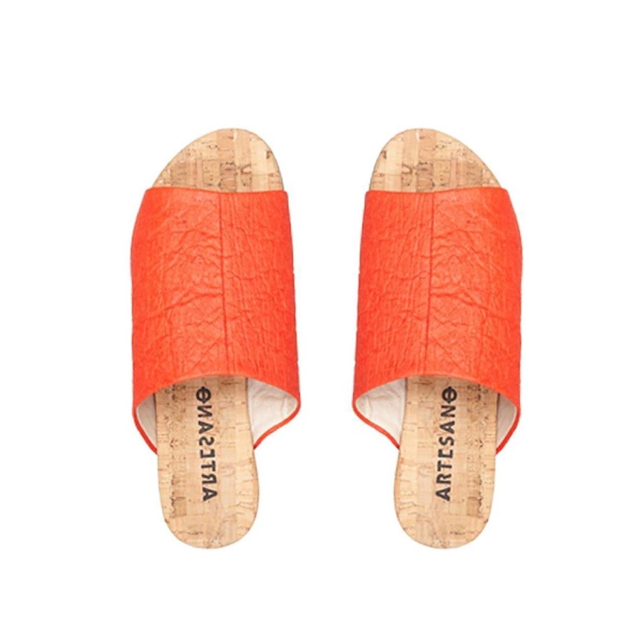 artesano Artesano | Madeira Sandals - Pinatex Faux Leather Slides New