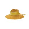 artesano Tika - Tie Dye Custom Initials Panama Straw Hat | Artesano Ginger Wholesale