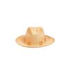 artesano Mohave - Pink Tagua Beads Straw Panama Hat | Artesano Cinnamon New