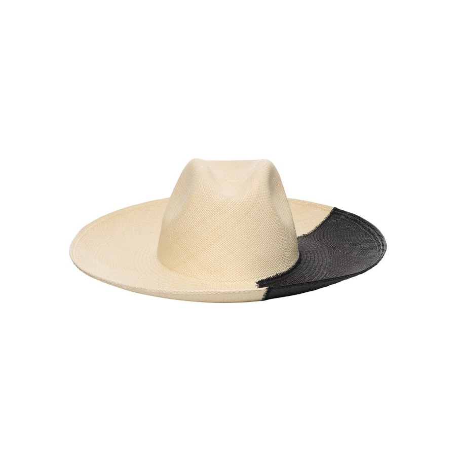 artesano Cassis - Wide Brim Split Tone Straw Hat | Artesano Best