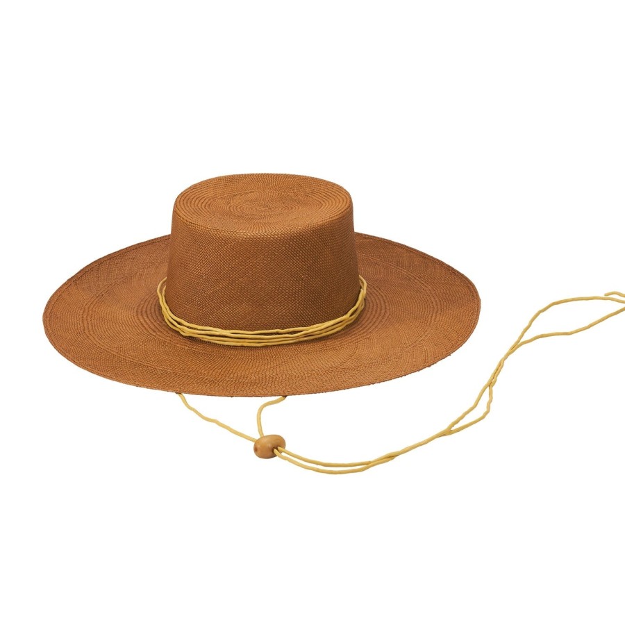 artesano Jacaranda - Wide Brim Straw Boater Panama Hat | Artesano New