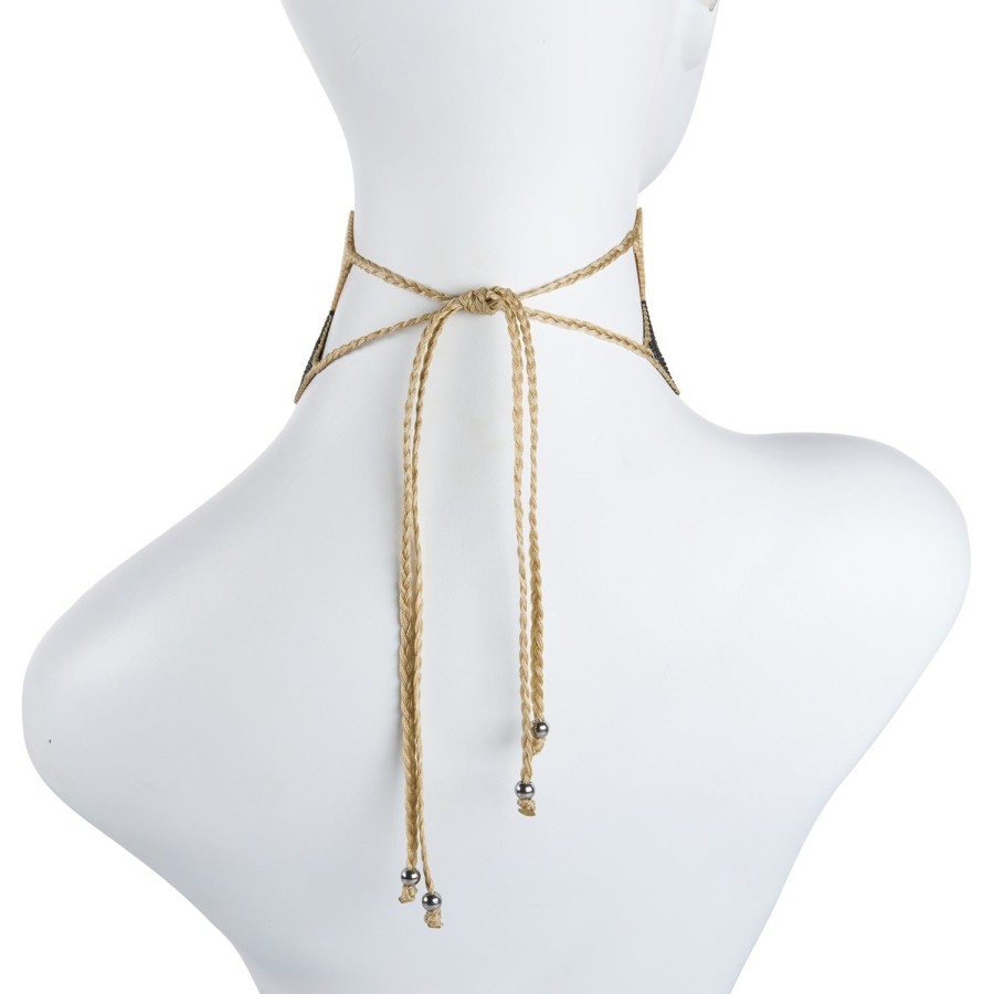 www.artesano.net Rumi Choker - Black And Nude Clearance