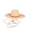 artesano Bromelia - Resort Wide Brim Straw Panama Hat | Artesano Blush Hot