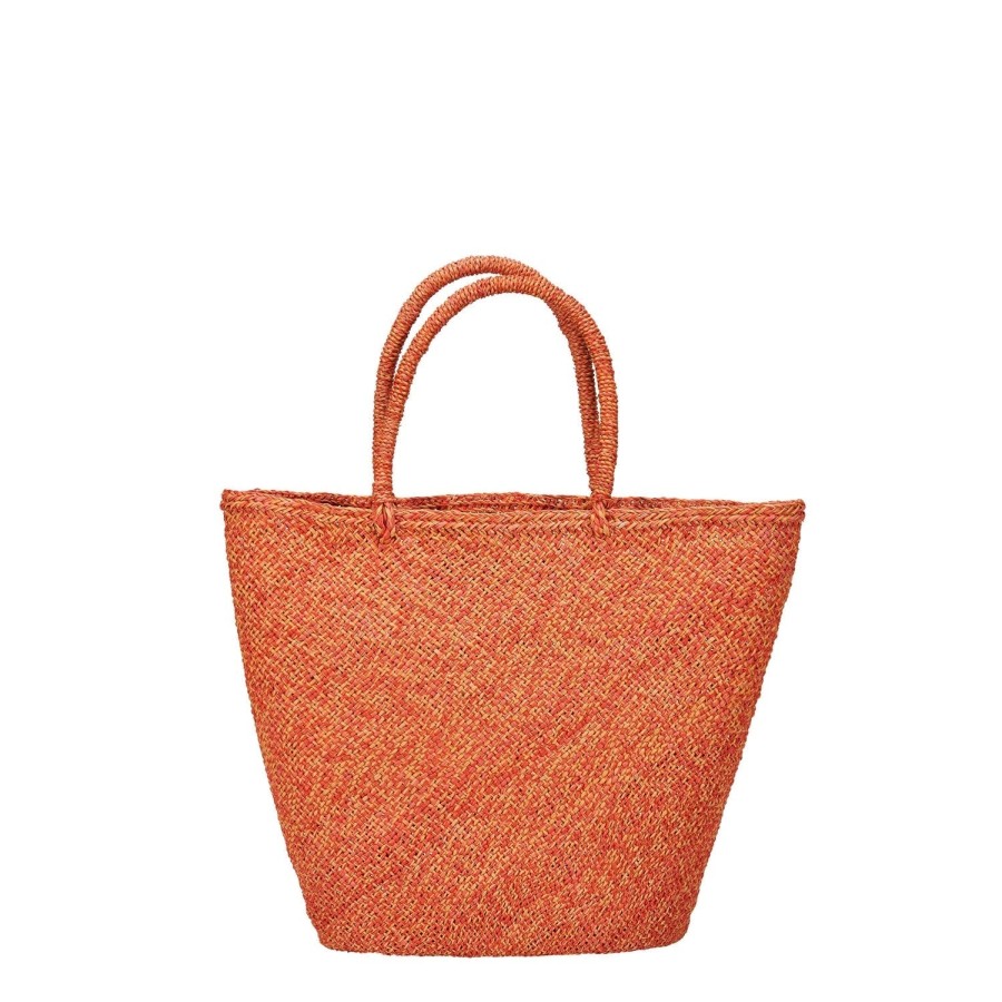 artesano Cuenca - Toquilla Straw Bag | Artesano Tomato Red/Ginger Online