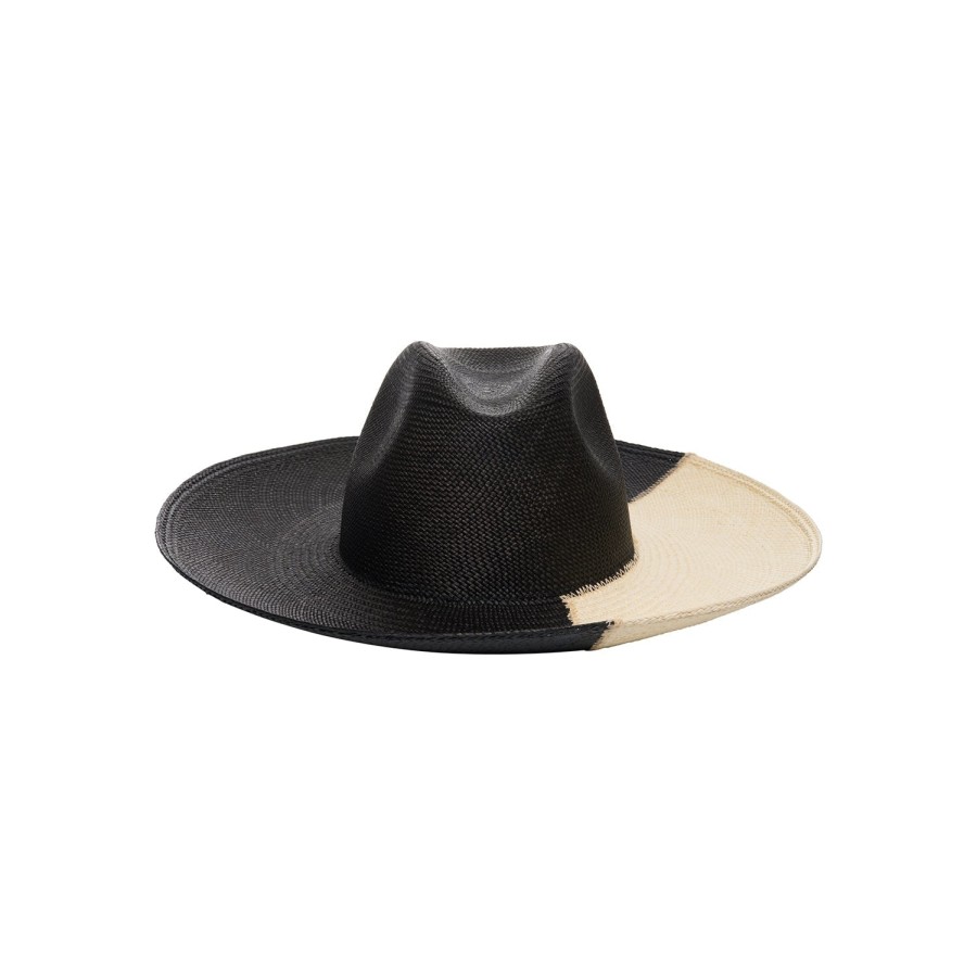 artesano Cassis - Wide Brim Split Tone Straw Hat | Artesano Wholesale