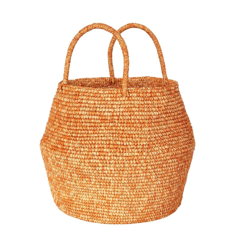 artesano Bahia - Large Toquilla Straw Beach Bag | Artesano Terracota/Cinnamon New