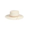 artesano Torino - Panama Toquilla Straw Boater Straw Hat | Artesano White Best