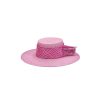 artesano Caracara - Panama Straw Boater Hat | Artesano Wisteria Hot