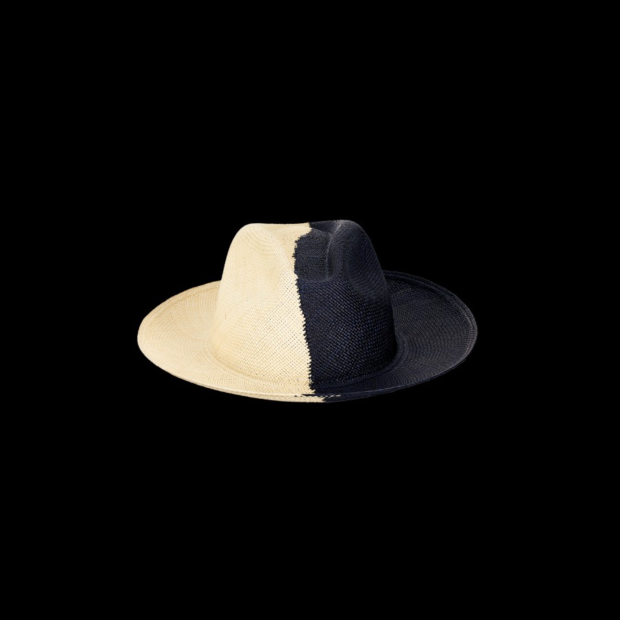 artesano Urus Clasico - Toquilla Straw Two Tone Panama Hat | Artesano New