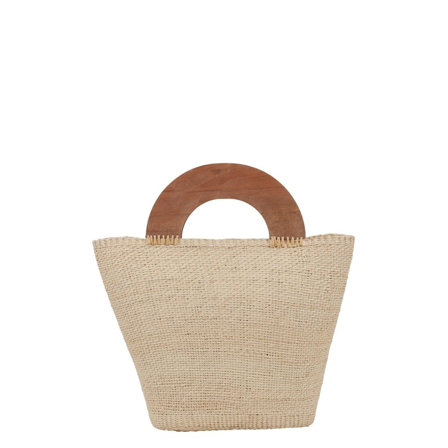 artesano Careyes Small Tote - Resort - Toquilla Straw Bag | Artesano Clearance