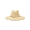 artesano Peoni - Wide Brim Panama Tagua Bead Straw Hat | Artesano Natural Hot