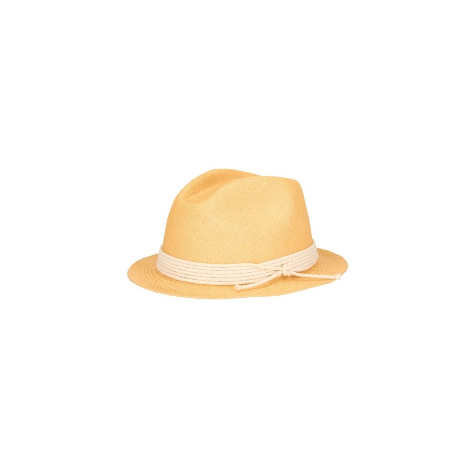 artesano Nice - Straw Panama Fedora Hat | Artesano Cinnamon Online