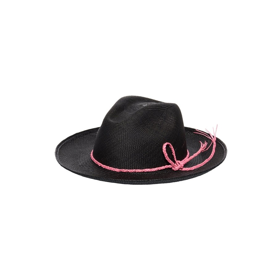 artesano Provins - Braided Band Straw Hat | Artesano Black Best