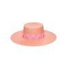 artesano Maldives - Wide Brim Cord Straw Hat | Artesano Coral Clearance