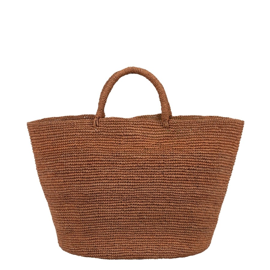 artesano Cayana Tote Learn - Resort - Toquilla Straw Bag | Artesano Wholesale