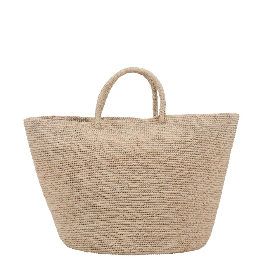 artesano Cayana Tote Learn - Resort - Toquilla Straw Bag | Artesano Wholesale