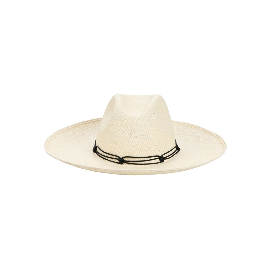 artesano Tokyo - Wide Brim Straw Hat Corded | Artesano Clearance