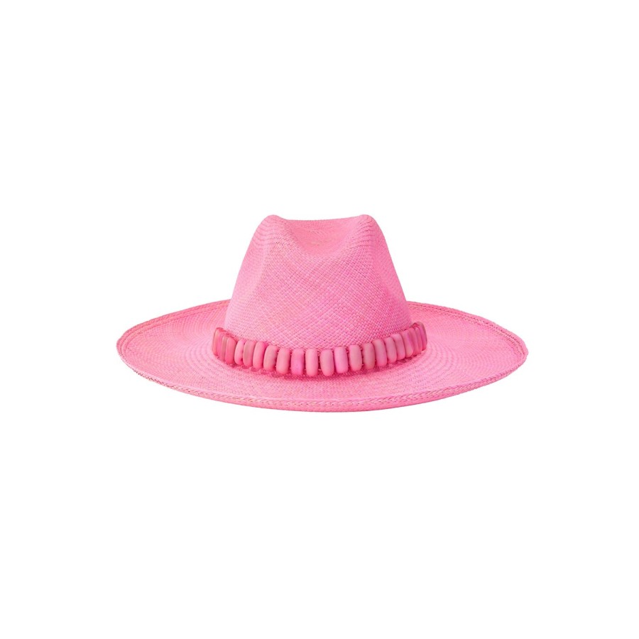 artesano Shayak - Wide Brim Tagua Bead Panama Hat | Artesano Online