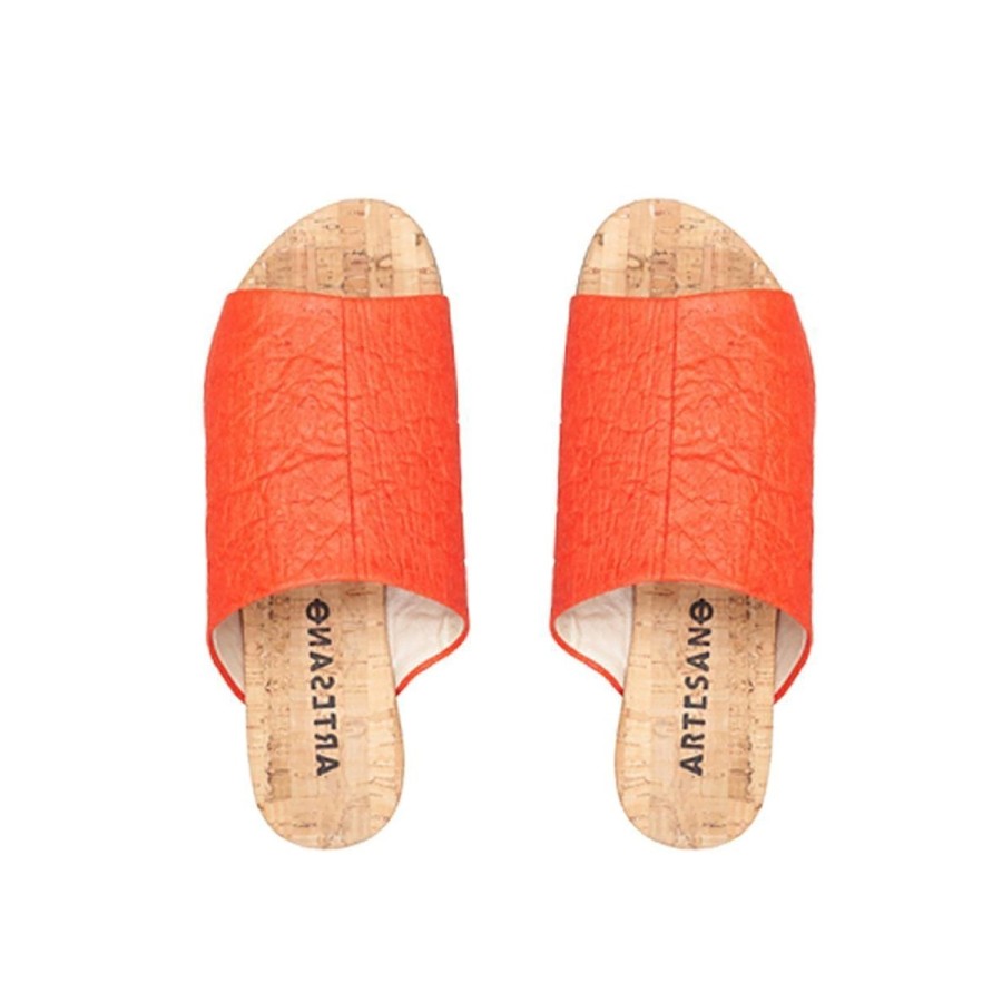 artesano Artesano | Madeira Sandals - Pinatex Faux Leather Slides Online