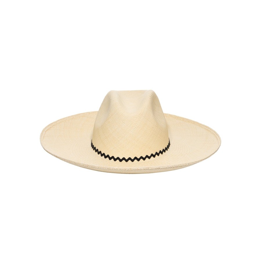 artesano Rewa - Wide Brim Cord Straw Hat | Artesano Natural Wholesale