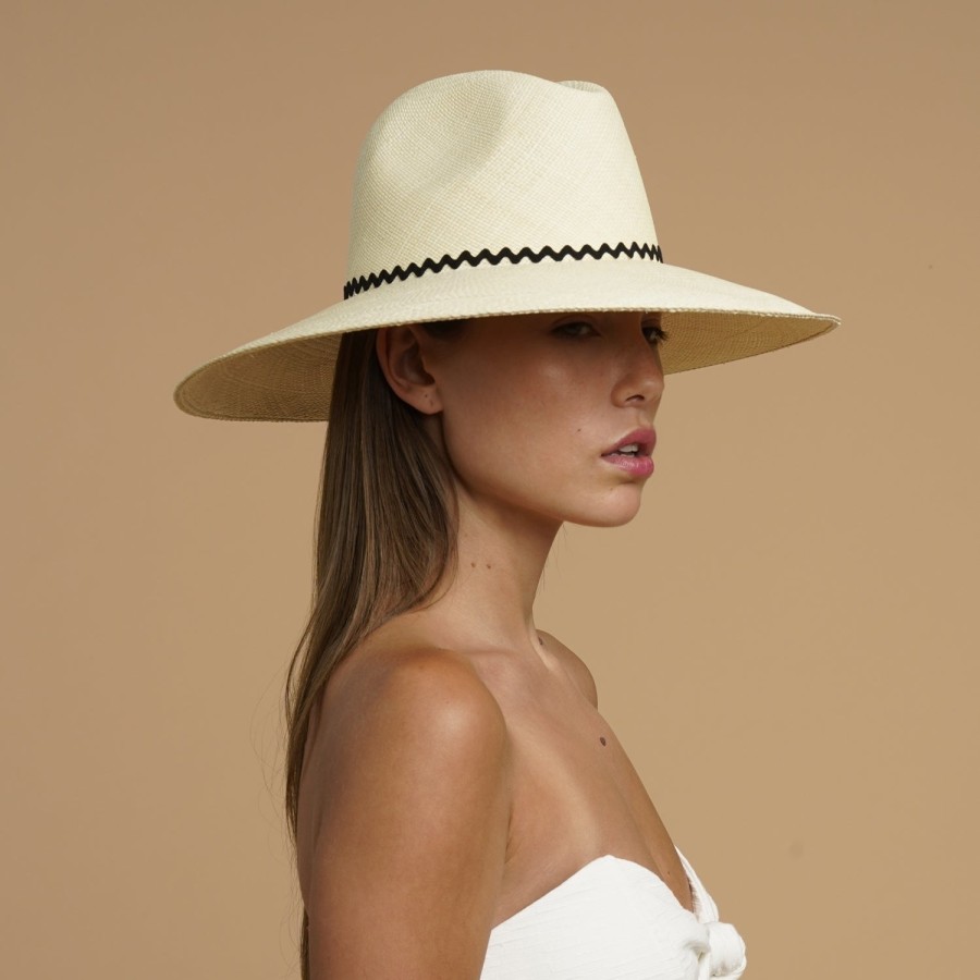 artesano Rewa - Wide Brim Cord Straw Hat | Artesano Natural Wholesale