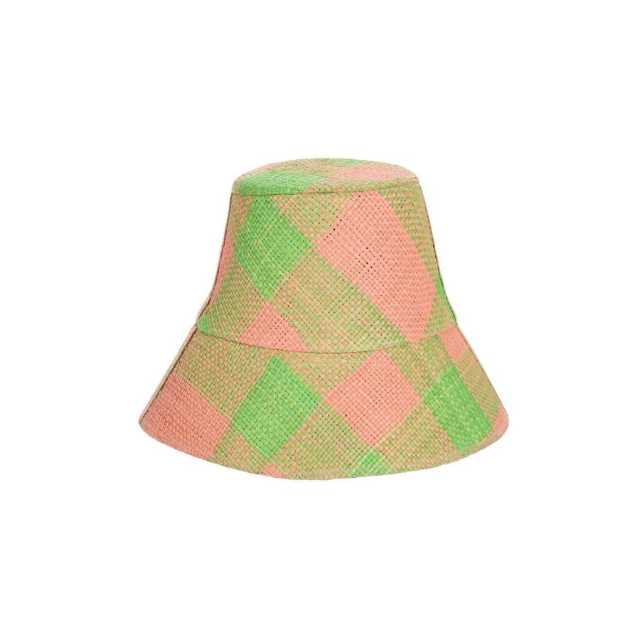 artesano Cebu - Gingham Panama Straw Hat | Artesano New