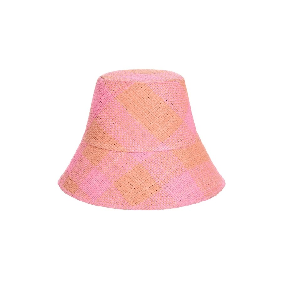 artesano Cebu - Gingham Panama Straw Hat | Artesano New