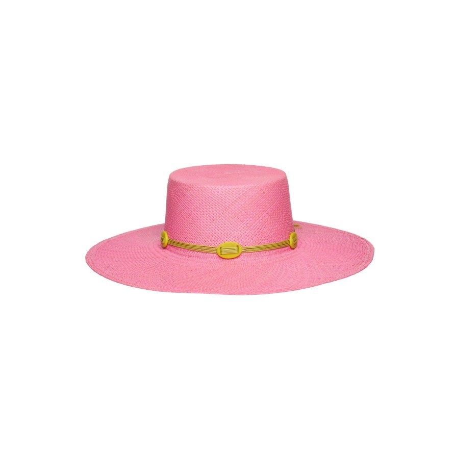 artesano Sacha - Wide Brim Boater Panama Hat | Artesano Clearance