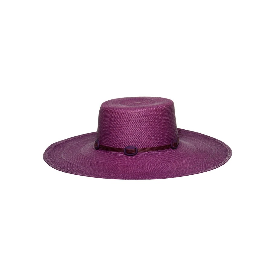 artesano Sacha - Wide Brim Boater Panama Hat | Artesano Clearance