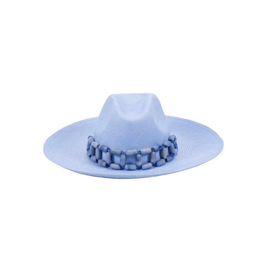 artesano Ine - Resort Straw Hat Tagua Beads | Artesano Best