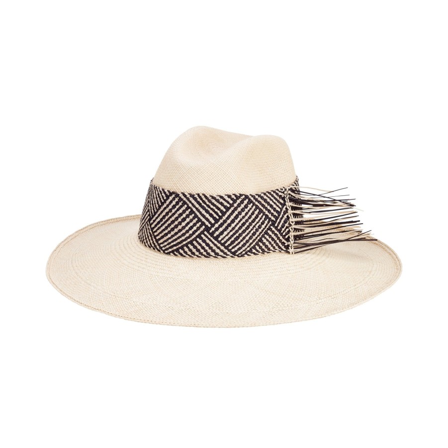 artesano Tucan - Panama Toquilla Straw Hat | Artesano Natural/Black Best