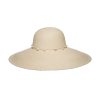 artesano Pintu - Extra Wide Brim Tagua Bead Panama Hat | Artesano Natural Clearance