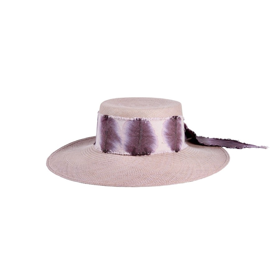 artesano Sendai - Wide Brim Panama Straw Hand Dyed Hat | Artesano Wholesale