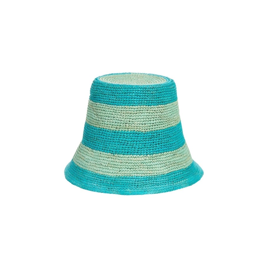 artesano Puebla - Striped Crushable Packable Panama Straw Hat | Artesano Hot