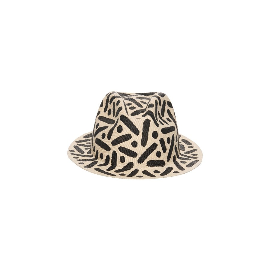 Artesano x Pipe Dots & Lines Collab - Urbano - Handcrafted Toquilla Straw Hat | Artesano X Pipe New