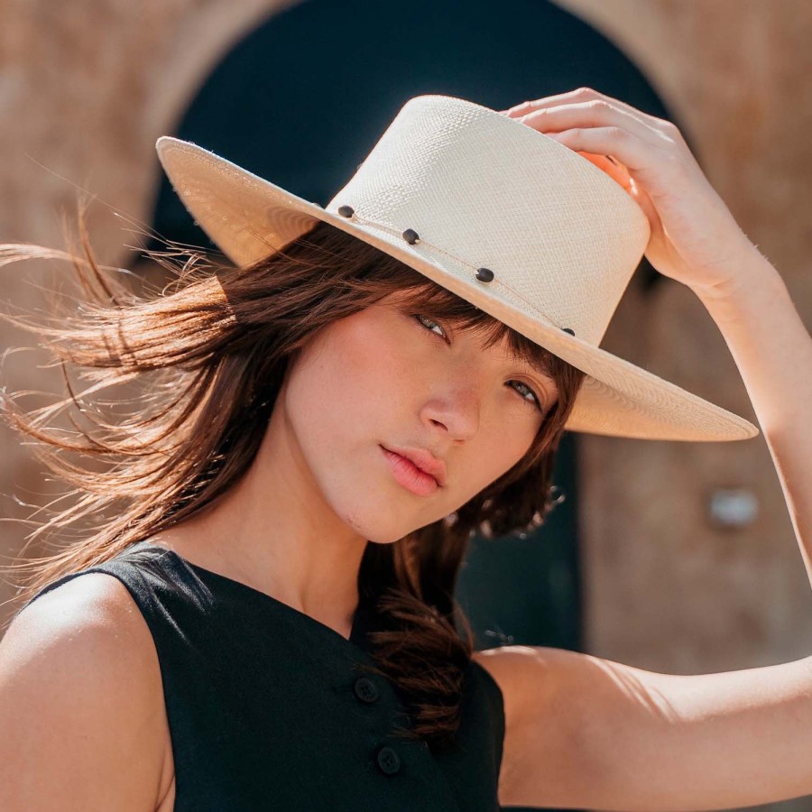 artesano Kuna - Wide Brim Tagua Bead Panama Hat | Artesano Natural Hot