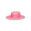 artesano Yaku - Wide Brim Boater Panama Hat | Artesano Candy Pink Best