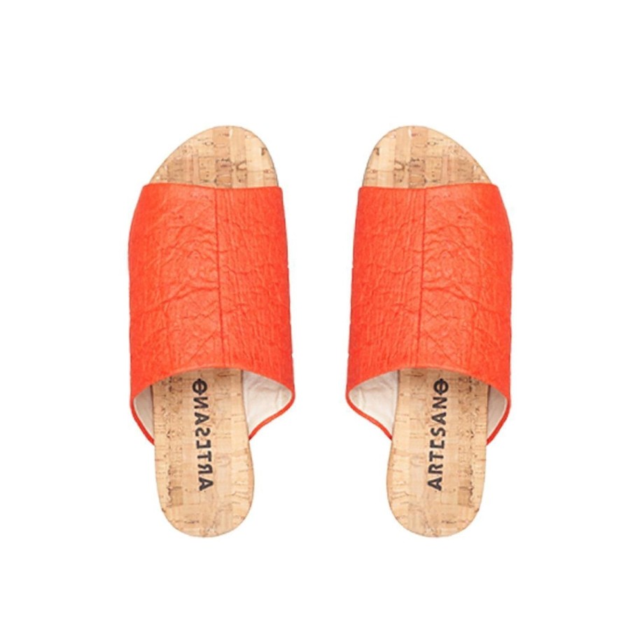 artesano Artesano | Madeira Sandals - Pinatex Faux Leather Slides Online