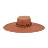 artesano Ayabe - Extra Wide Brim Resort Straw Hat Tagua Beads | Artesano Clearance