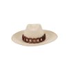 artesano Ine - Resort Straw Hat Tagua Beads | Artesano New