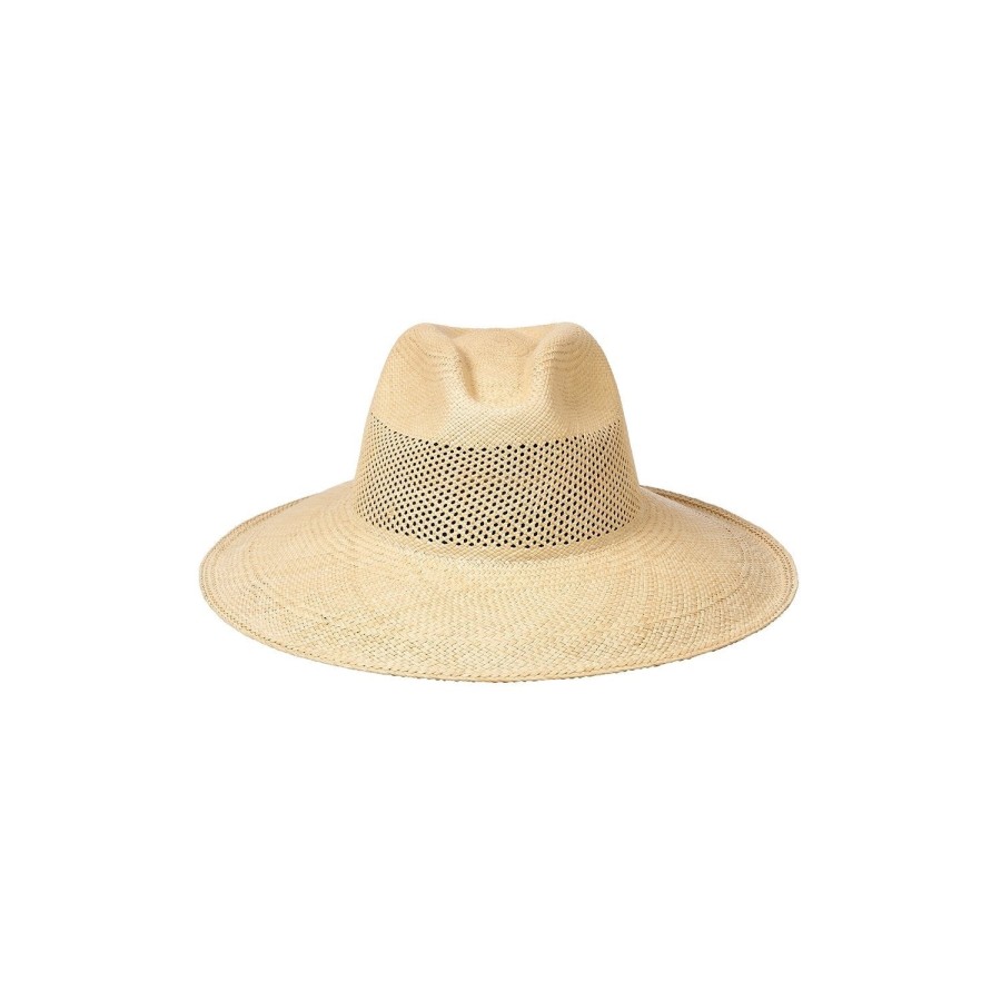 artesano Andros - Wide Brim Straw Panama Hat | Artesano Natural Online